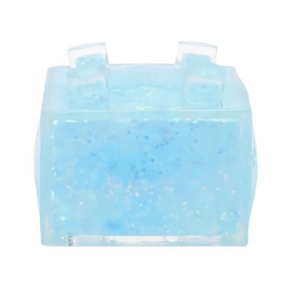 🔥PPNC Gel Blocks Block Party Squishy Stackable YELLOW Glitter BNWT🔥